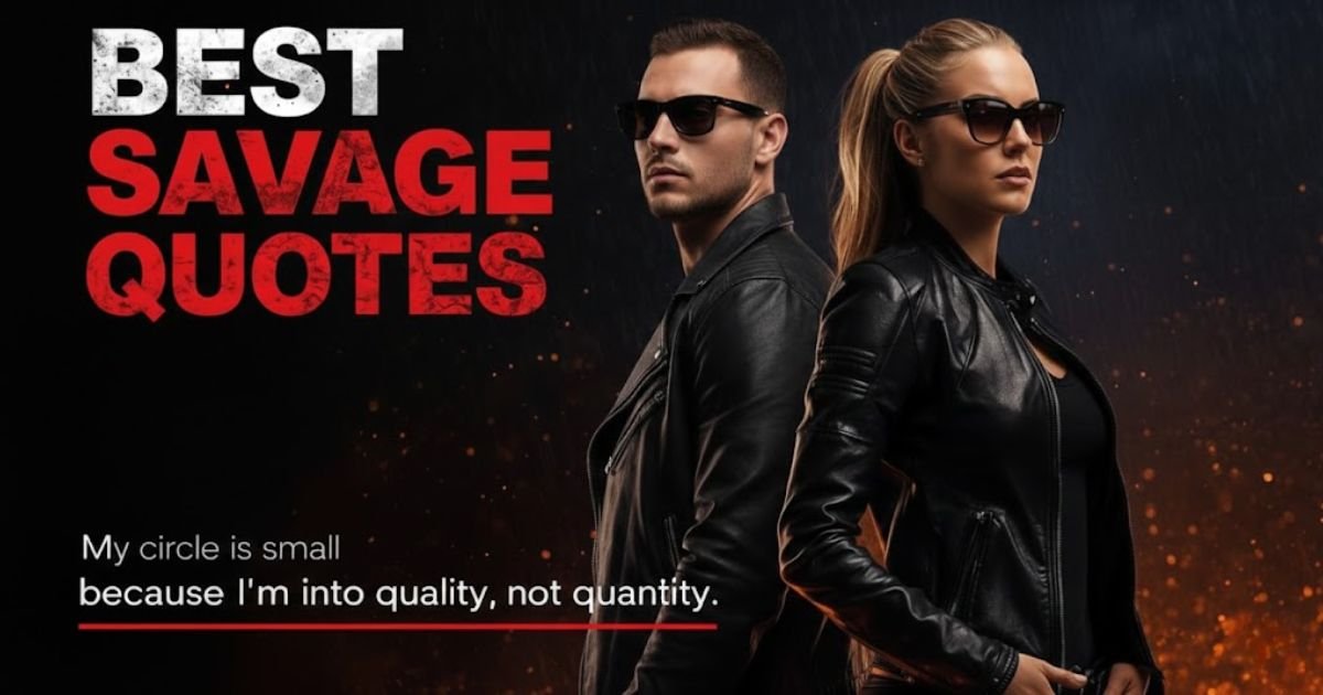 Best Savage Quotes