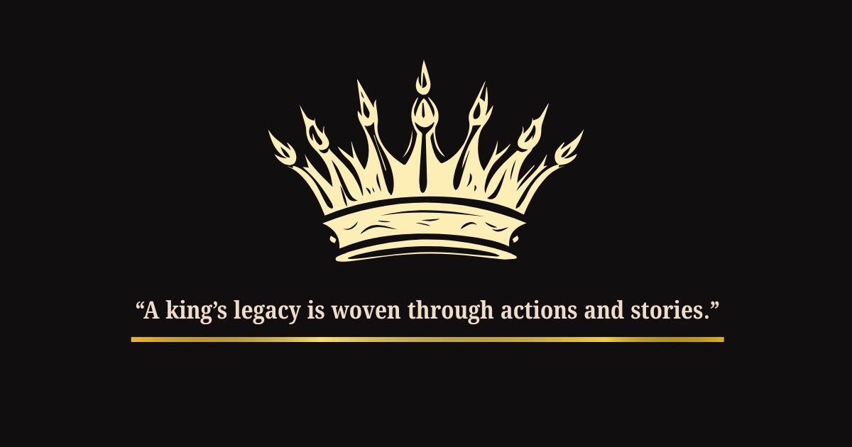Legendary King Quotes
