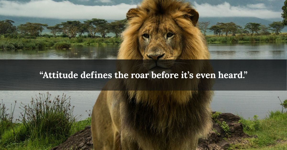 Lion Attitude Quotes