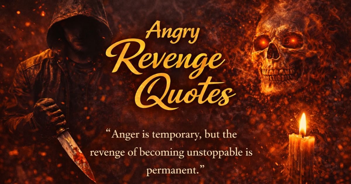 Angry Revenge Quotes