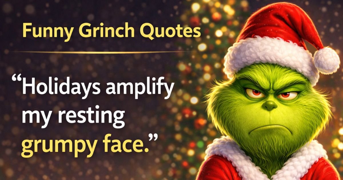 Funny Grinch Quotes 