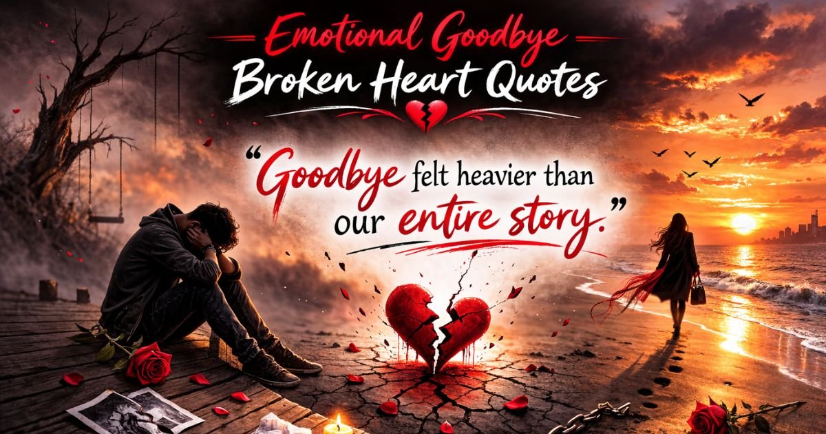 Goodbye Broken Heart Quotes
