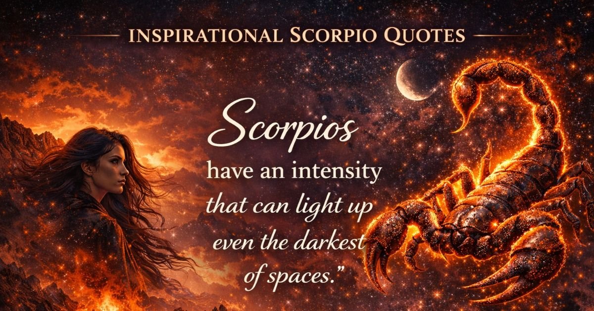 Inspirational Scorpio Quotes