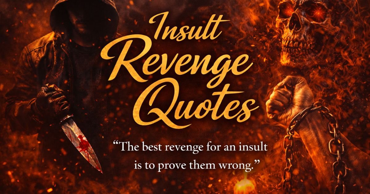 Insult Revenge Quotes