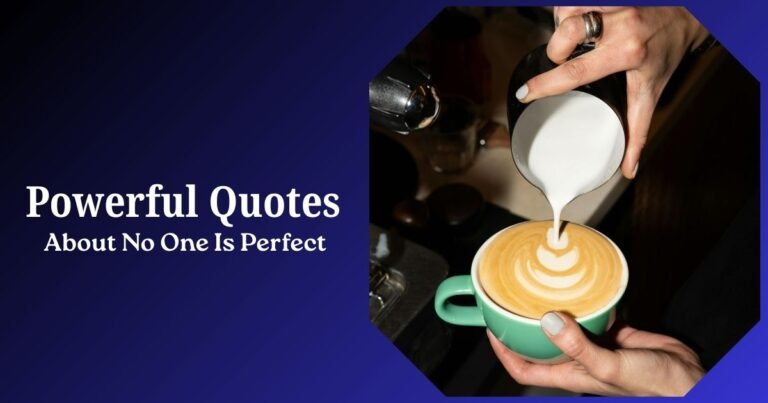 No One Is Perfect Quotes 