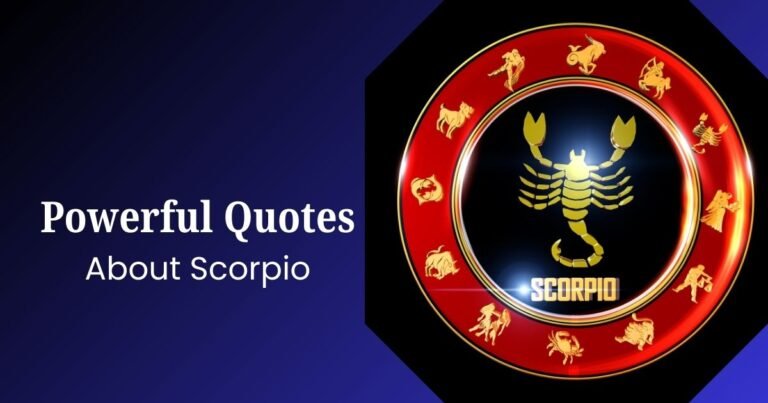 Scorpio Quotes