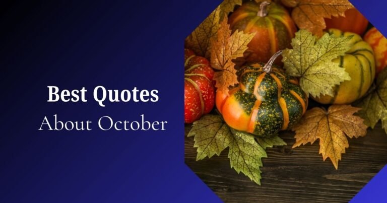 Best October Quotes