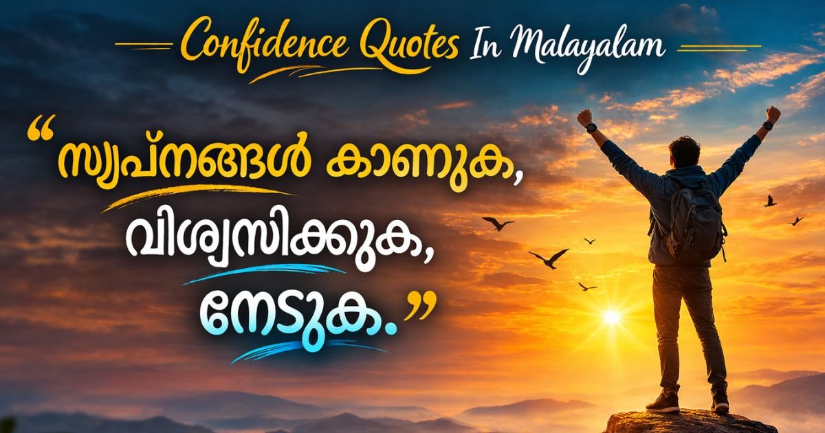 Confidence Quotes In Malayalam