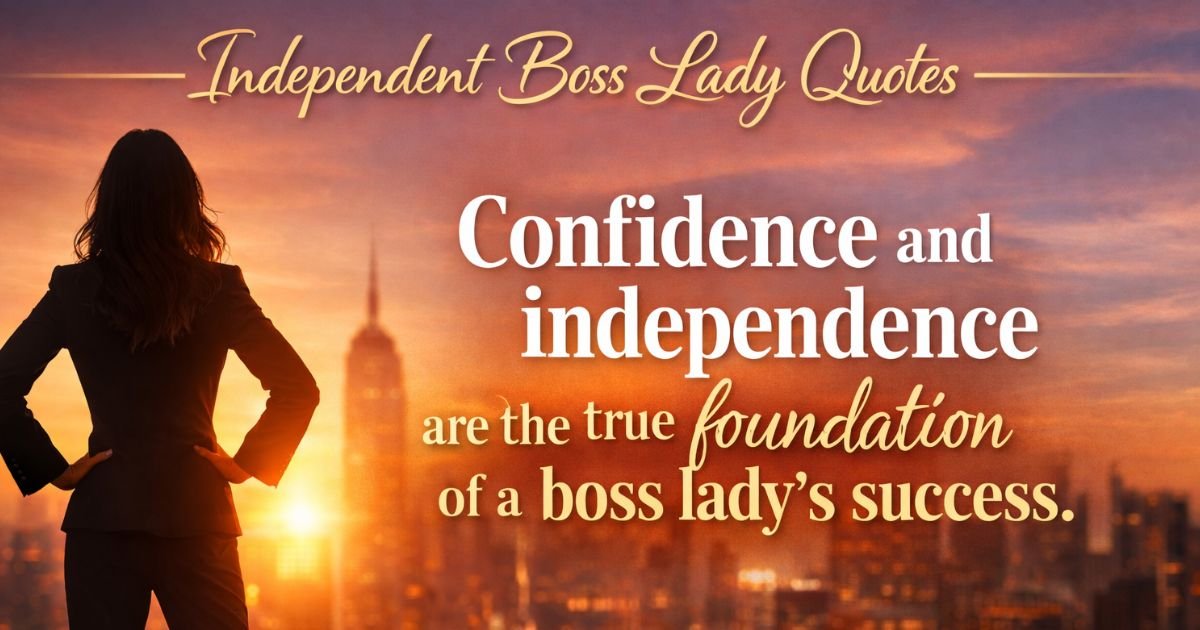 Independent Boss Lady Quotes
