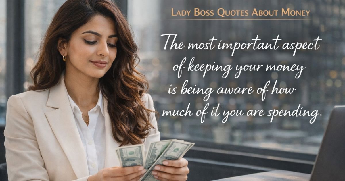 Lady Boss Quotes About Money