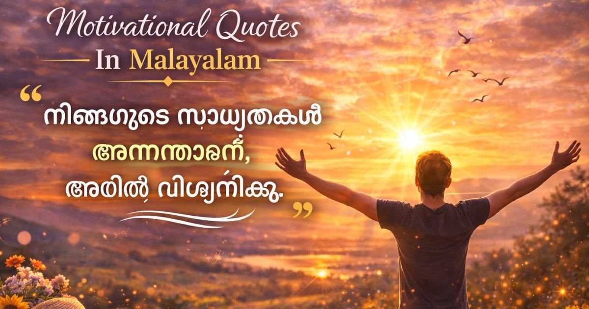 Motivational Quotes In Malayalam