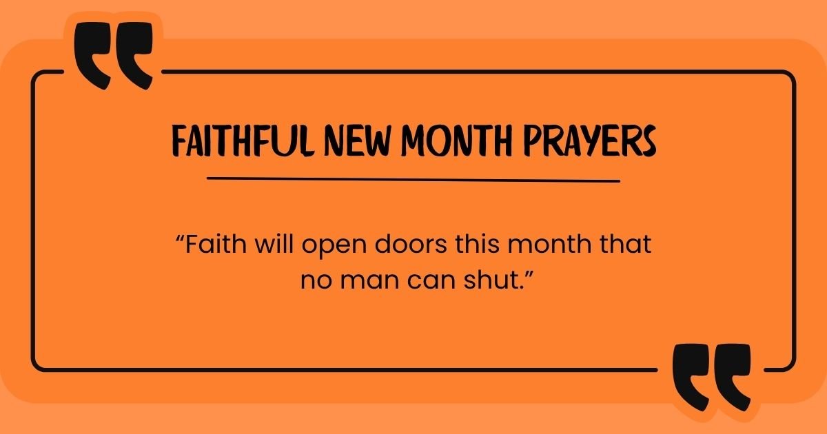 New Month Prayers