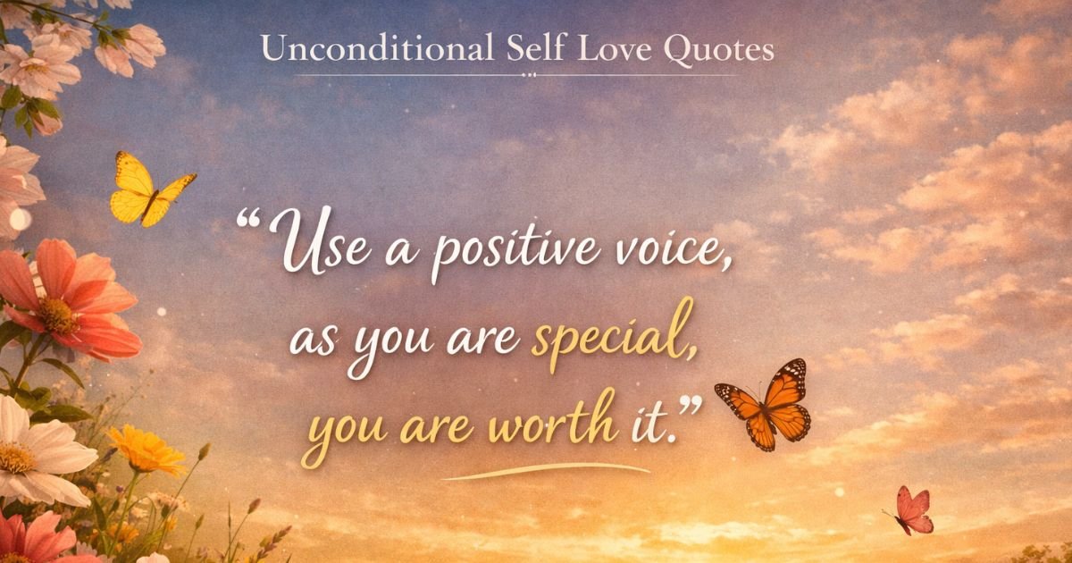 Unconditional Self Love Quotes