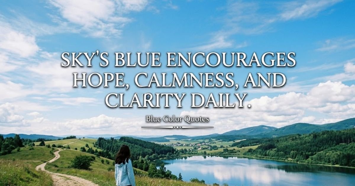 Blue Color Quotes