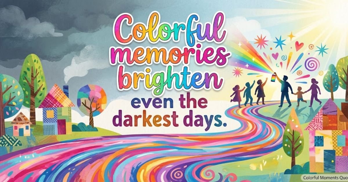 Colorful Moments Quotes