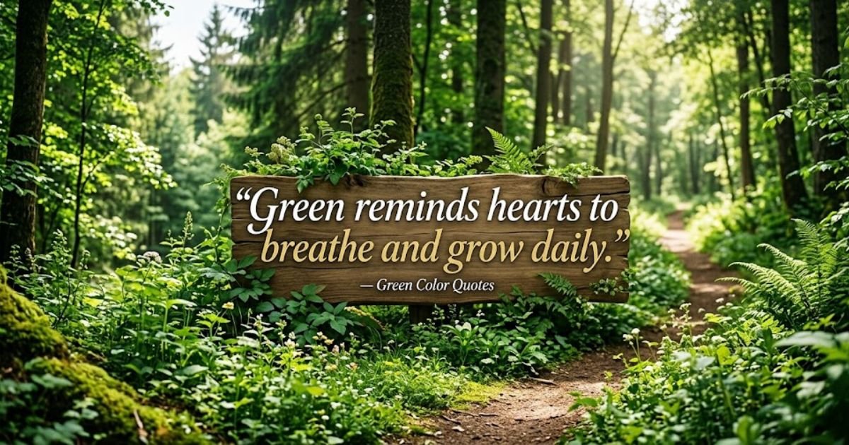 Green Color Quotes