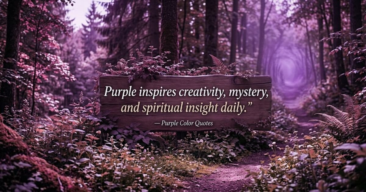 Purple Color Quotes