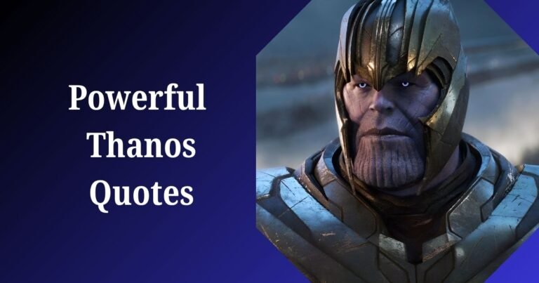 Thanos Quotes