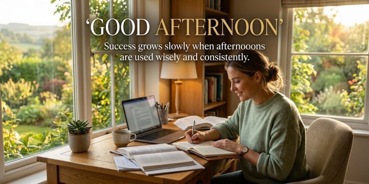 Afternoon Sayings